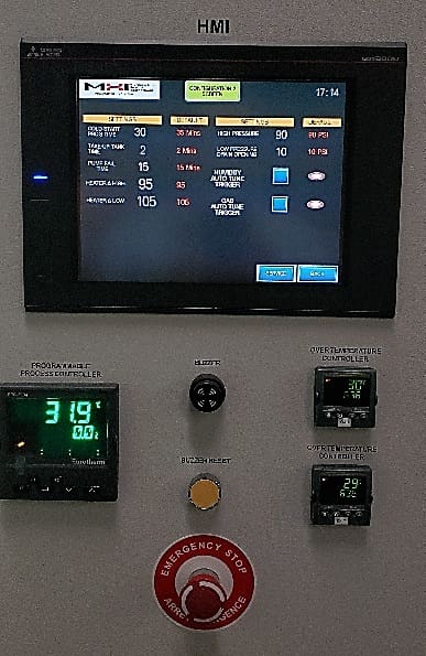 OAB screen shot 2 OAB steam generator software control